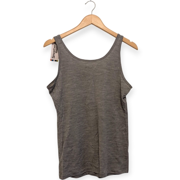 SMARTWOOL Merino Grey Tank  Signature Scoop Medium - Picture 4 of 7